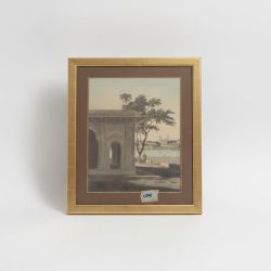 Quadro Paisagem Arquitetónica Junto ao Rio