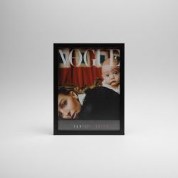 Quadro Capa Vogue Vintage Ilustrada