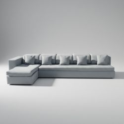 Sofá de 5 Lugares Cinza