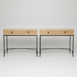 Conjunto de 2 Consolas de Madeira