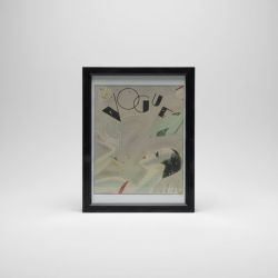 Quadro Capa Vogue Vintage Ilustrada