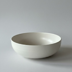 Taça funda em cerâmica branca