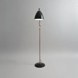 Candeeiro de Pé de Metal Preto