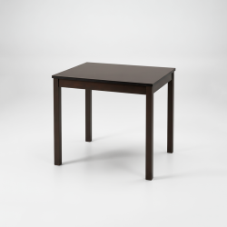 Mesa de Jantar de Madeira Castanho Escuro