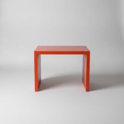 Mesa de Apoio em Madeira Laranja