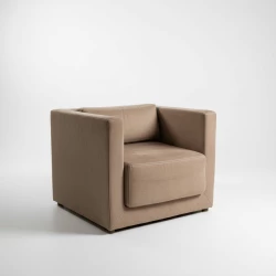 Poltrona de tecido suave