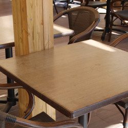 Mesa quadrada de restauração 80X80