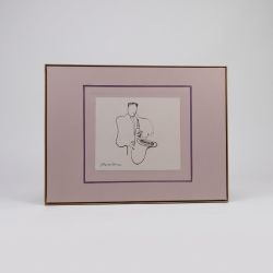 Quadro Saxofonista
