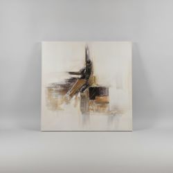 Quadro Abstrato c/Composição Diagonal